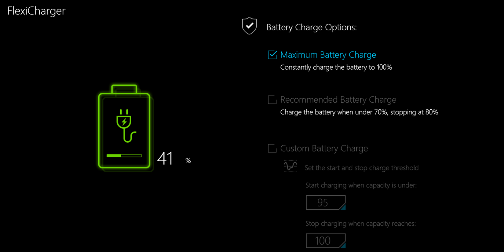 ML-16 RGB Battery Software Controls
