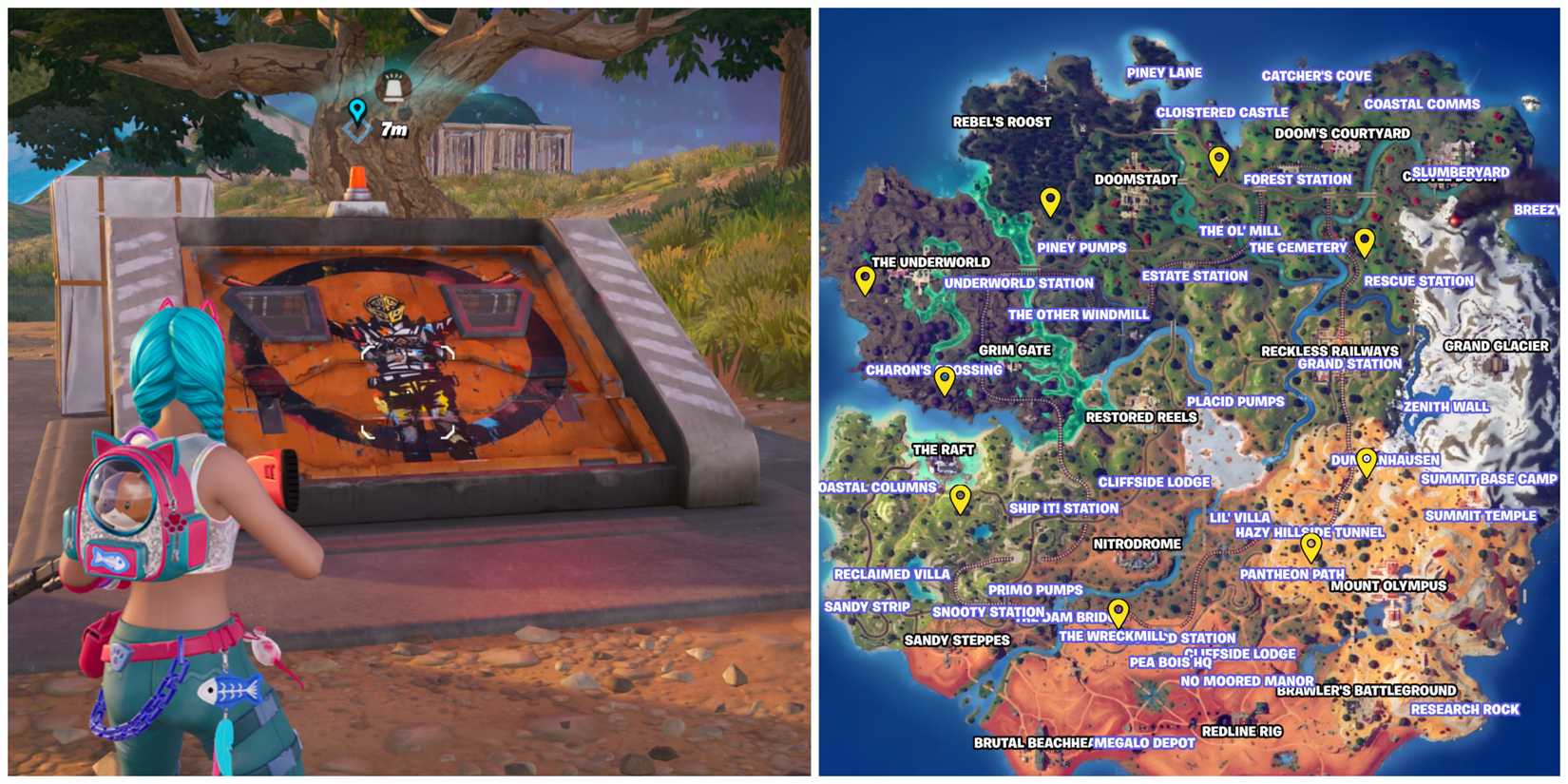 mod bench locations fortnite chapter 5 season 4