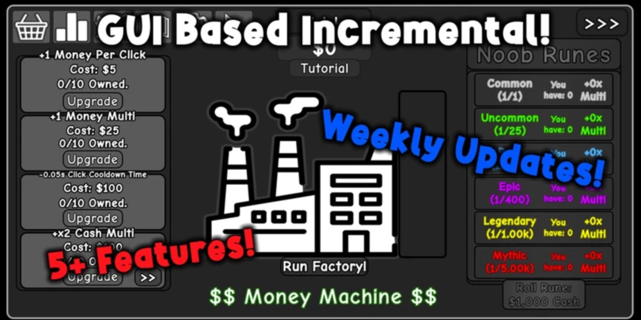 Roblox money incremental codes