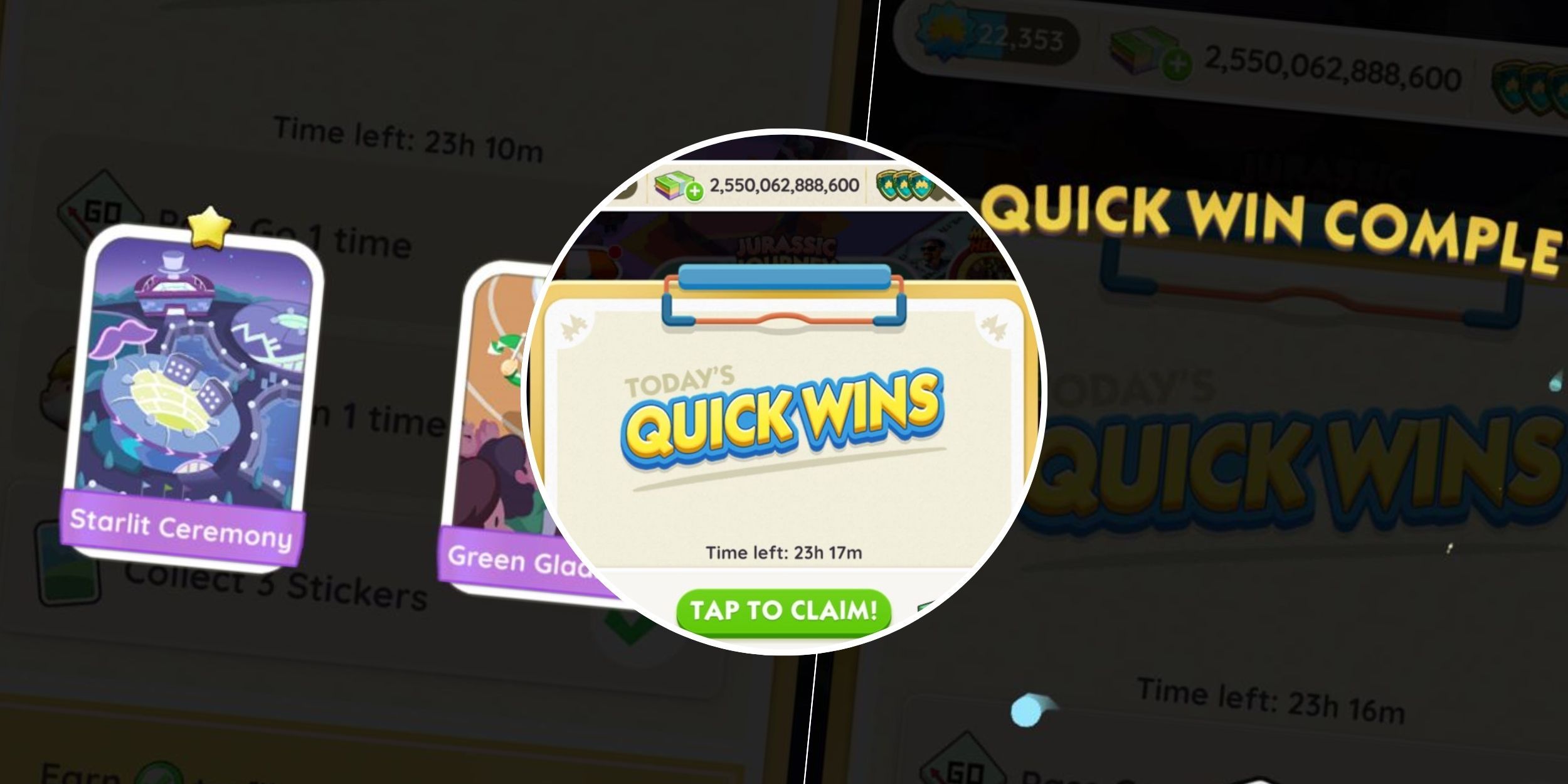 Monopoly GO: Today's Quick Wins Tasks (Updated Daily)