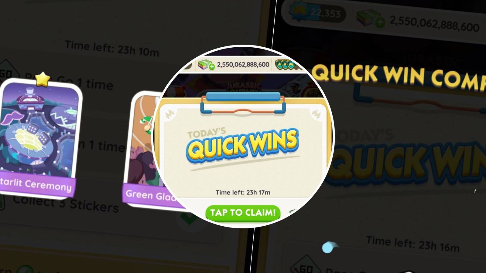 Monopoly GO quick wins