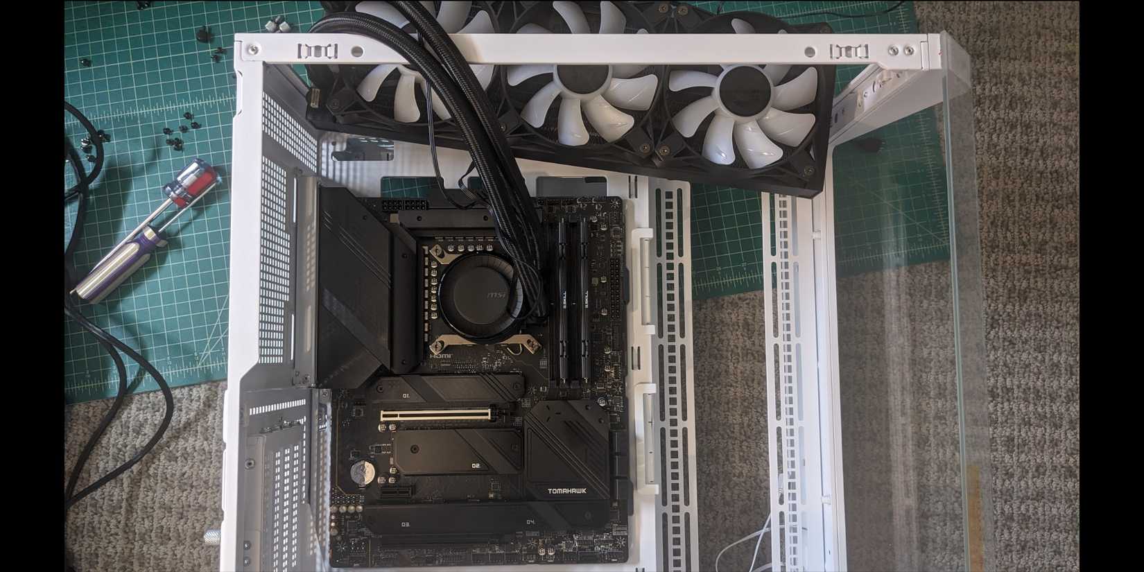 MSI MAG Pano 100L PZ Motherboard Install