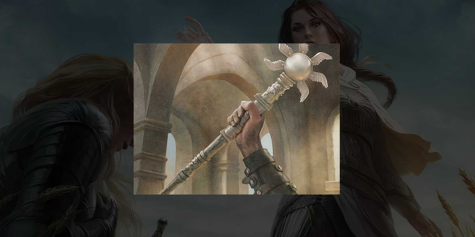 MTG's Staff of the Sun Magus looks like a Sun Staff