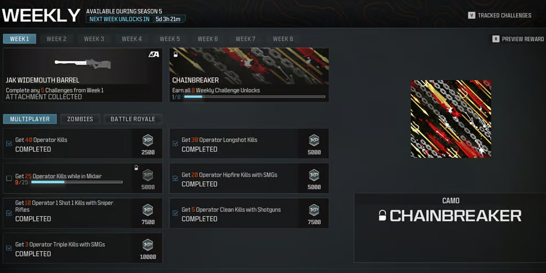 CoD MW3 & Warzone: How To Unlock Chainbreaker Camo