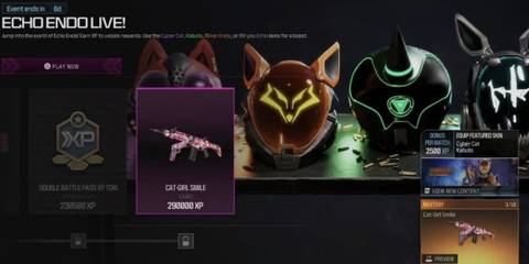 The cat-girl smile camo in Call of Duty Modern Warfare 3 and Warzone