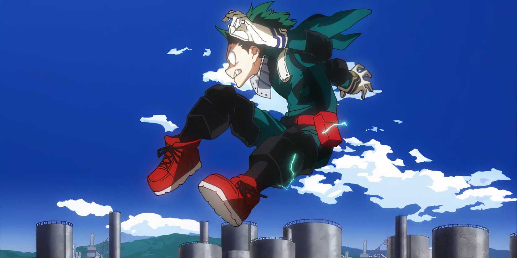 my hero academia deku fighing