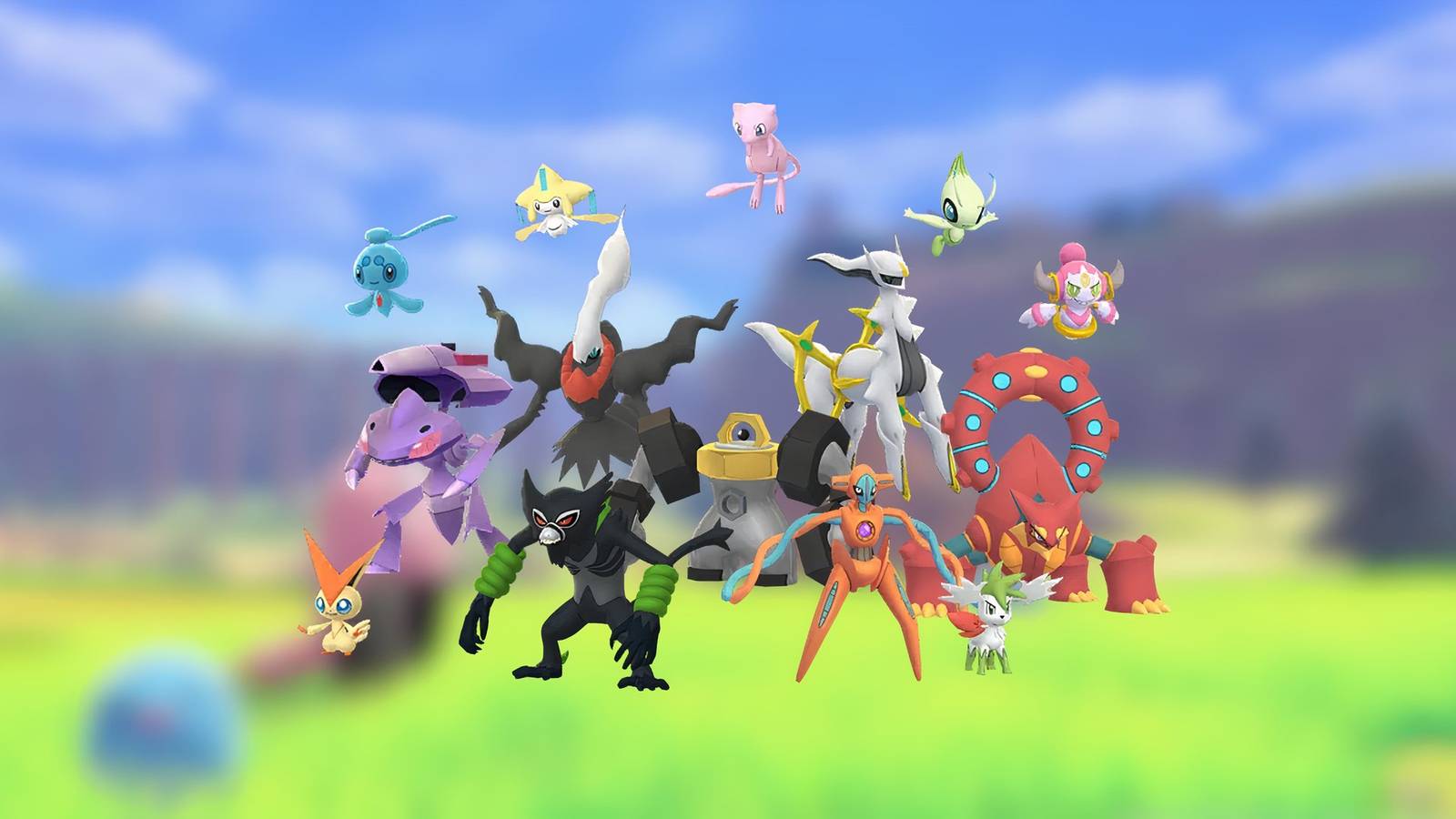 mythical pokemon from pokemon go
