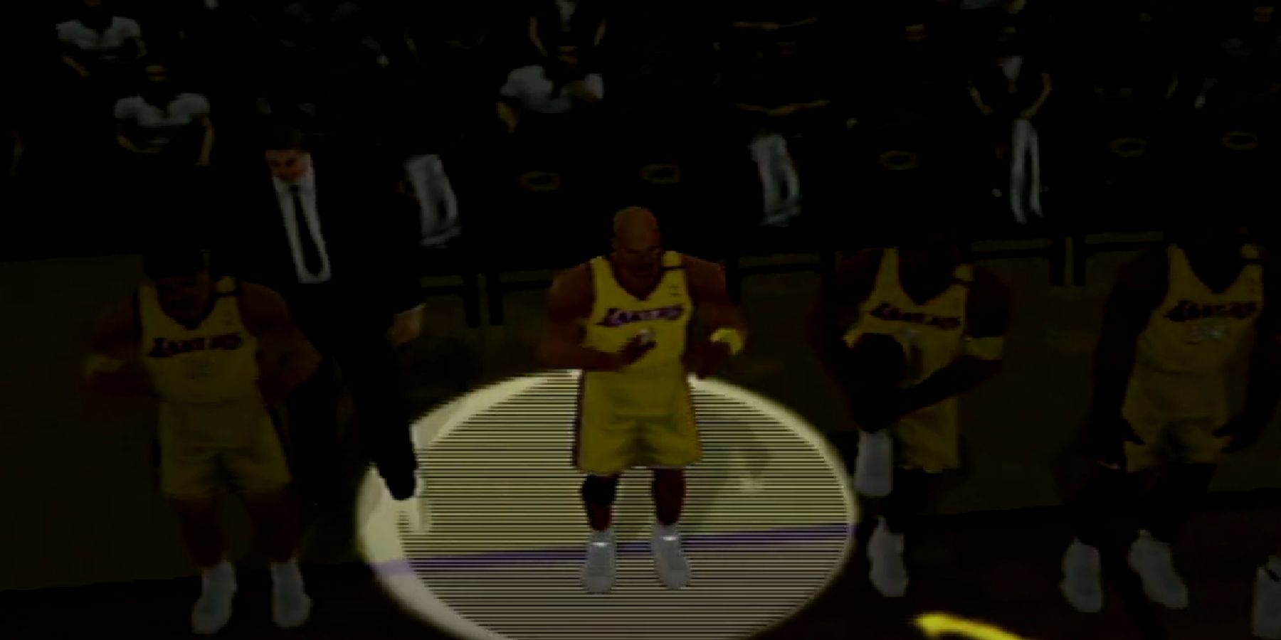 NBA 2K1 Lakers getting introduced-1