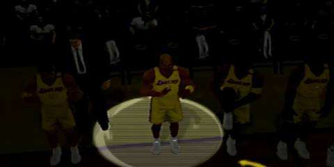 NBA 2K1 Lakers getting introduced-1