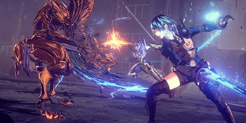 a character fighting in astral chain