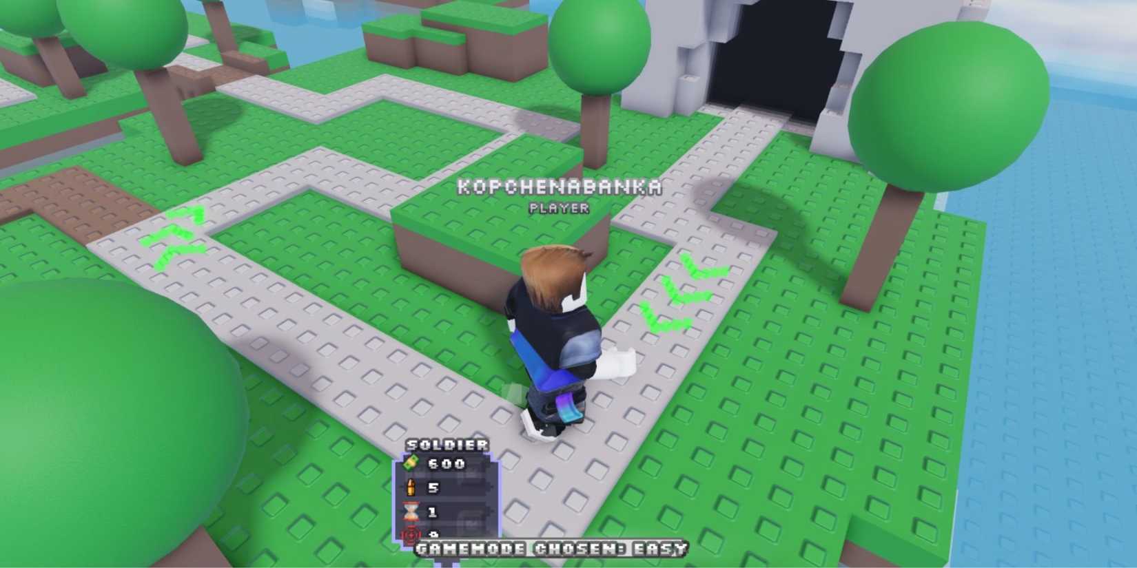 Noob Tower Defense character