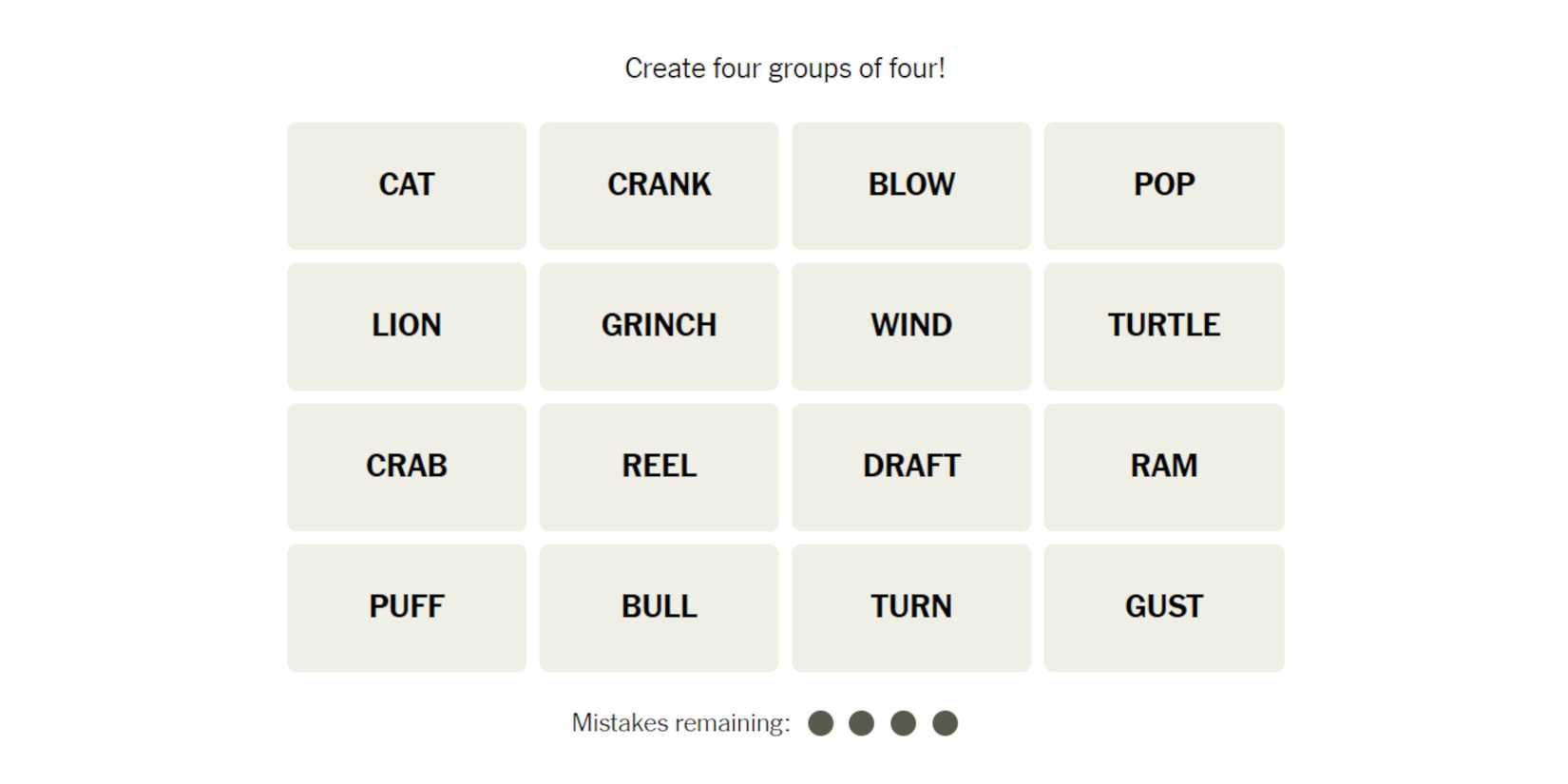 NYT New York Times Games Connections August 20 2024