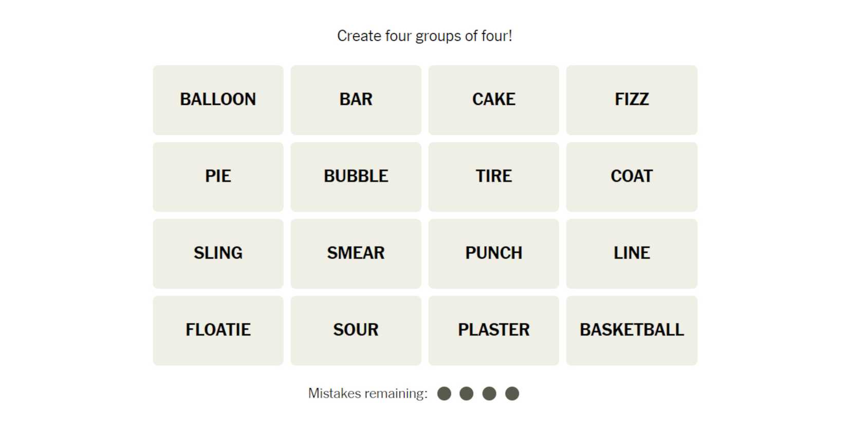 NYT New York Times Games Connections August 21 2024
