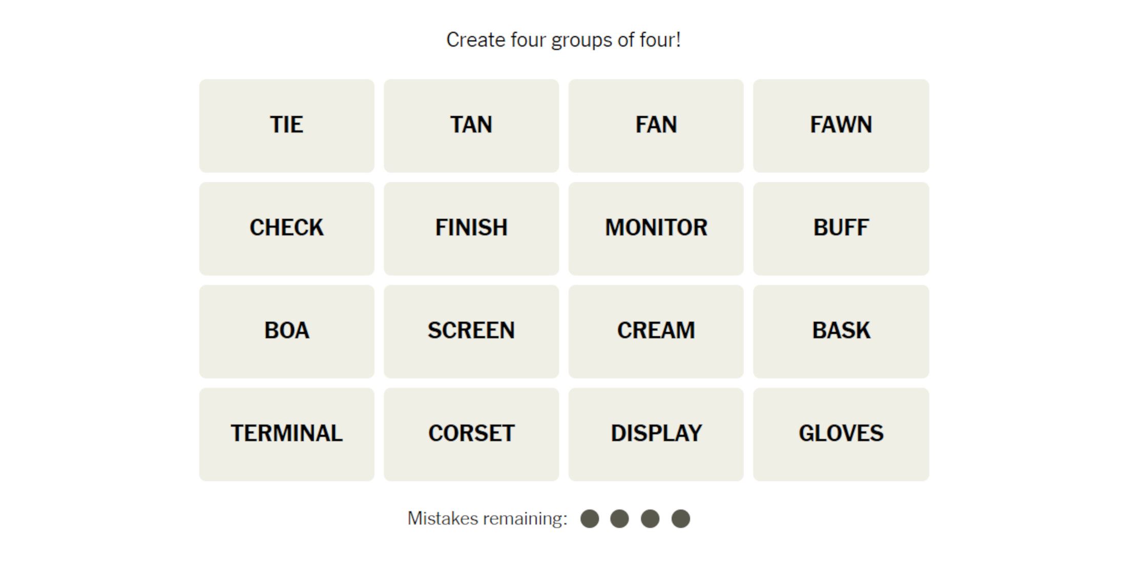 New York Times Connections Hints and Answers for 439 August 23, 2024