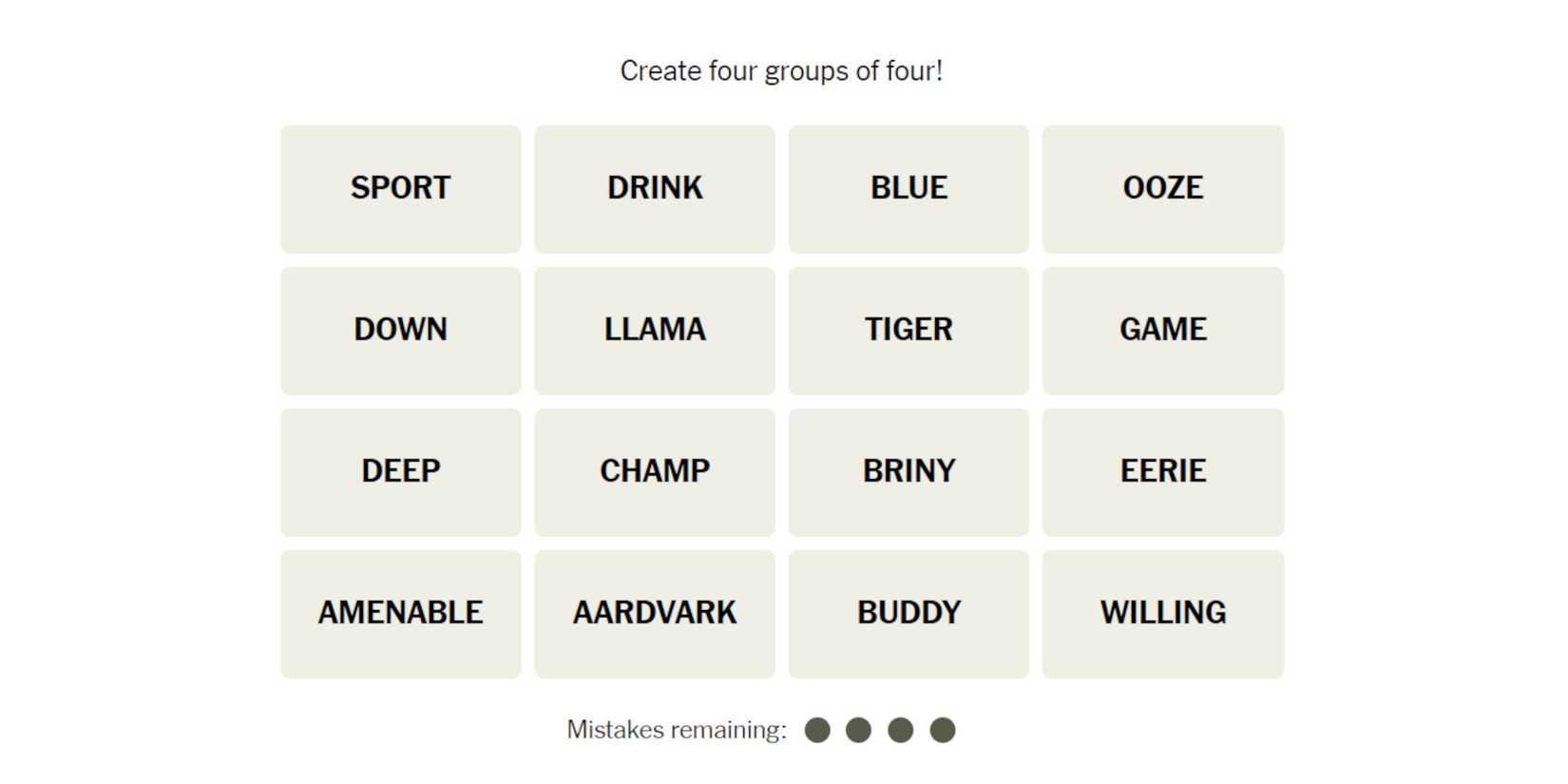 NYT-New-York-Times-Games-Connections-August-4-2024