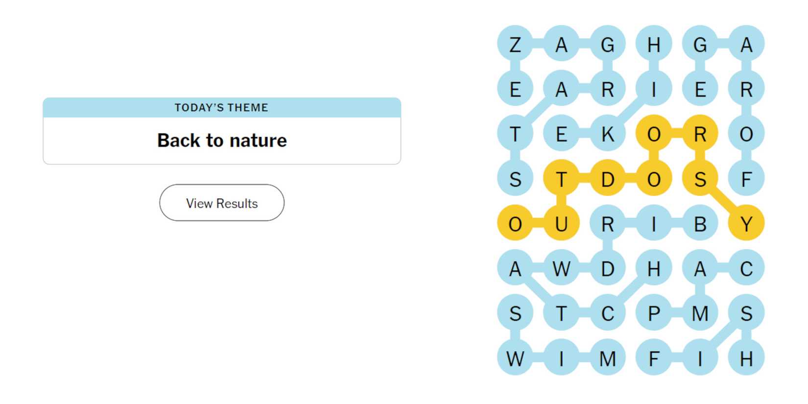 New York Times Games Strands August 9 2024 Solution