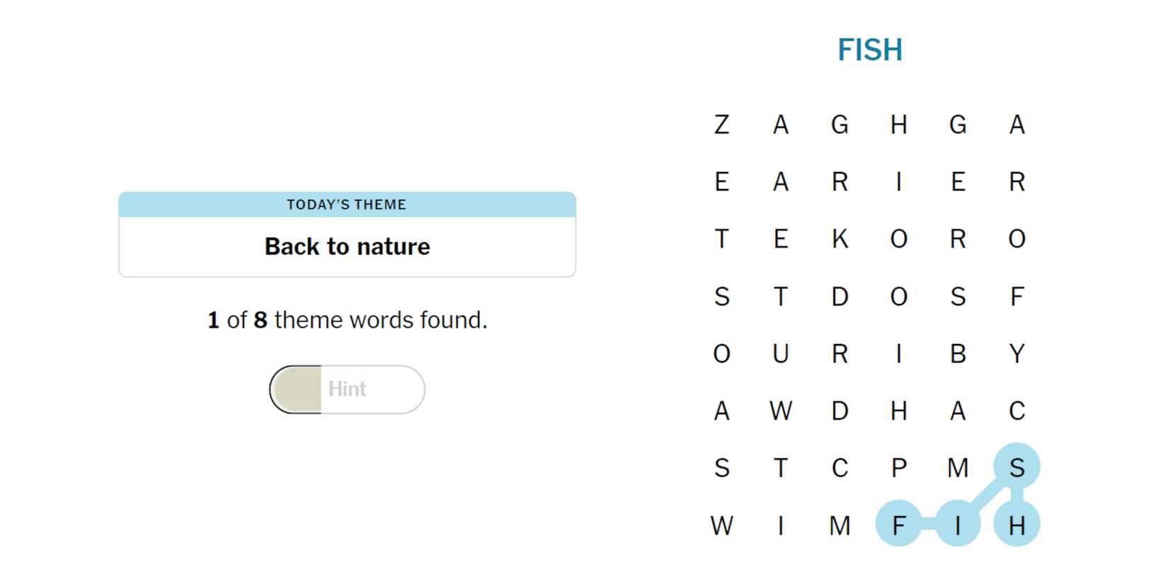 New York Times Games Strands August 9 2024 Solution