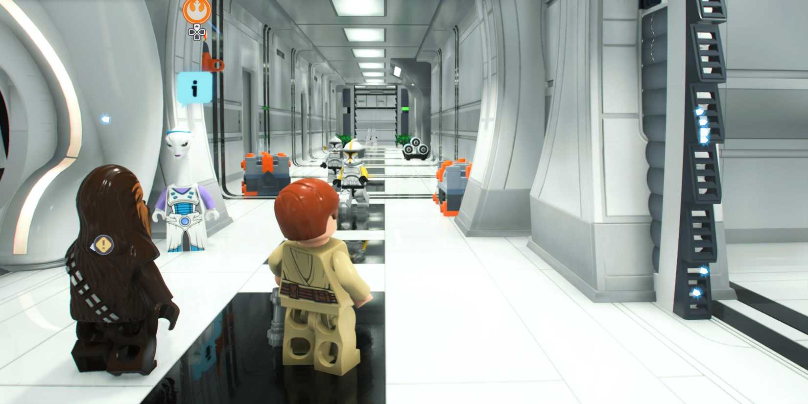 obi-wan walking around kamino