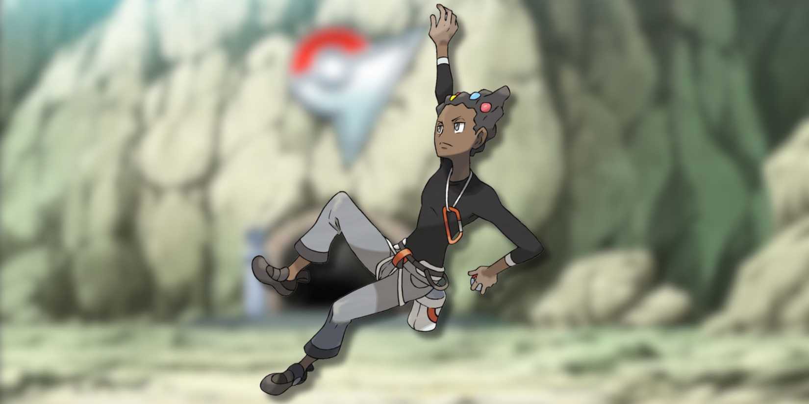 Official art of Grant in the Cyllage Gym.
