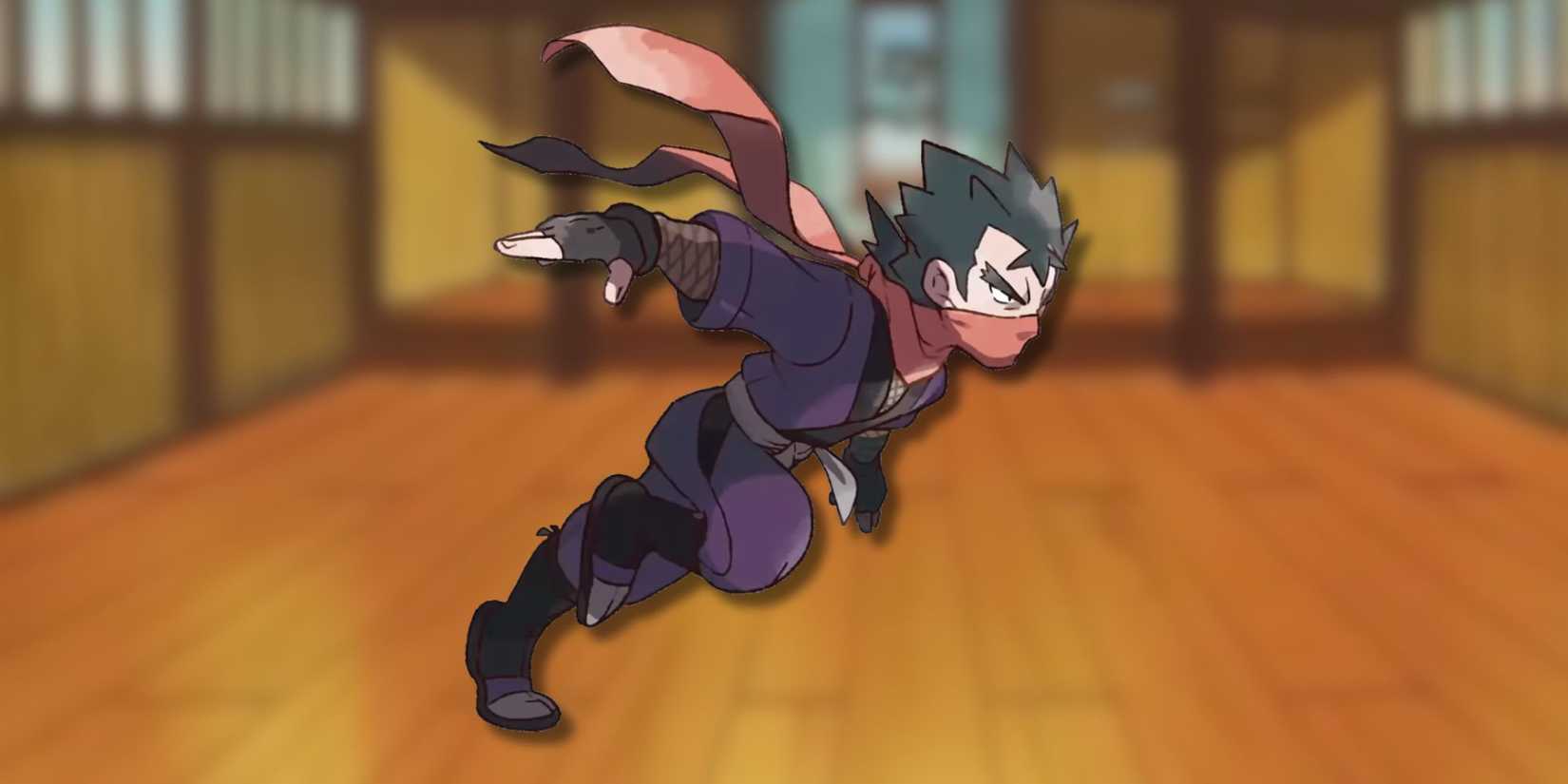 Official art of Koga in the Fuchsia Gym.