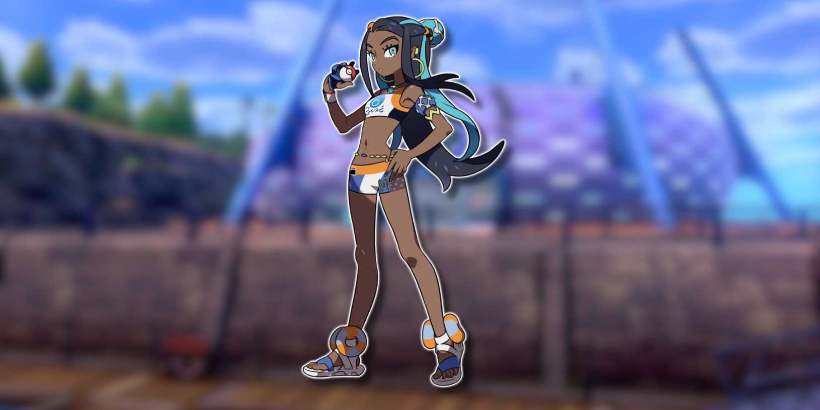 Official art of Nessa in the Hilbury Stadium.