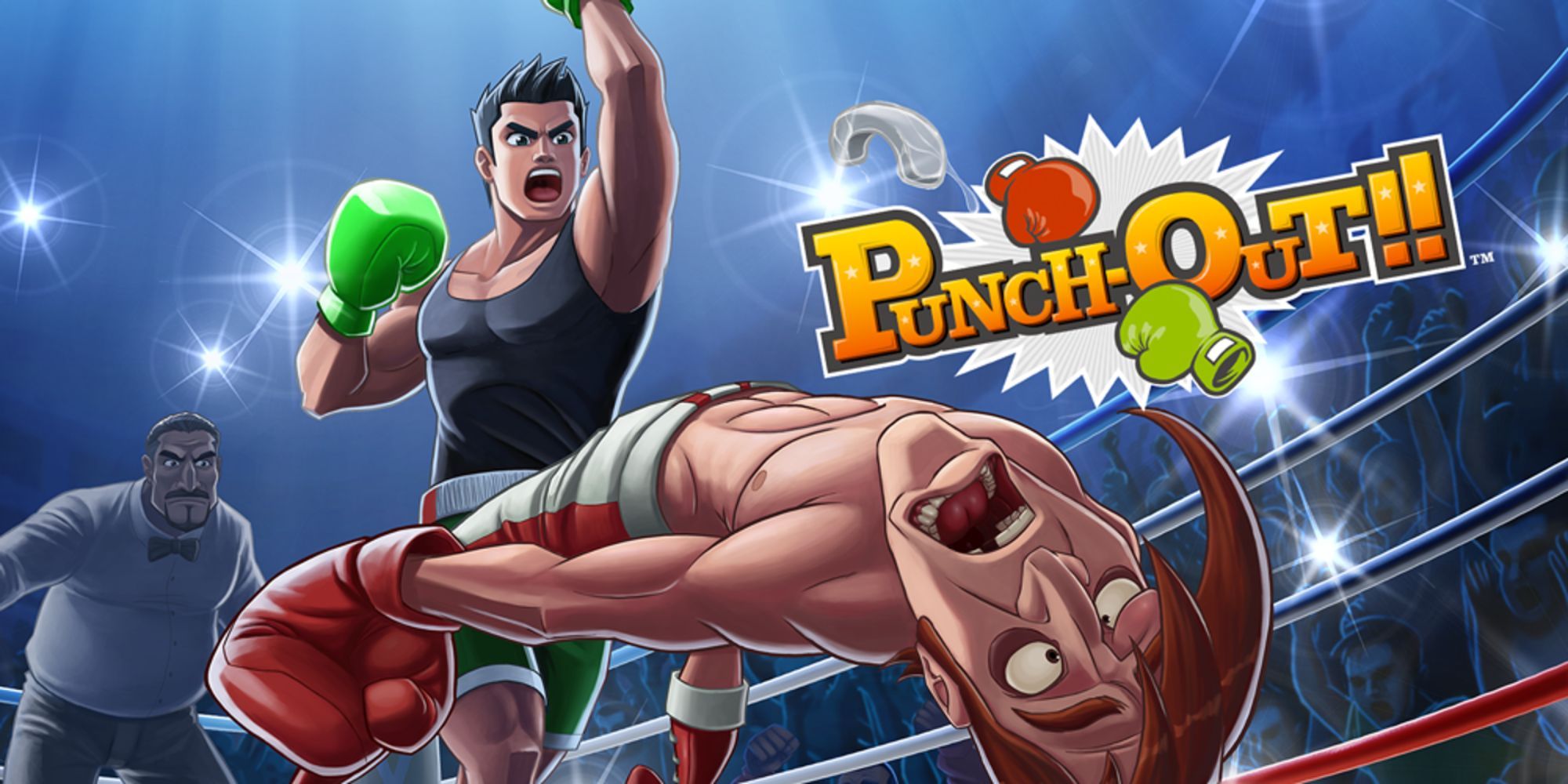 Official promotional art, featuring Little Mac knocking out Glass Joe.