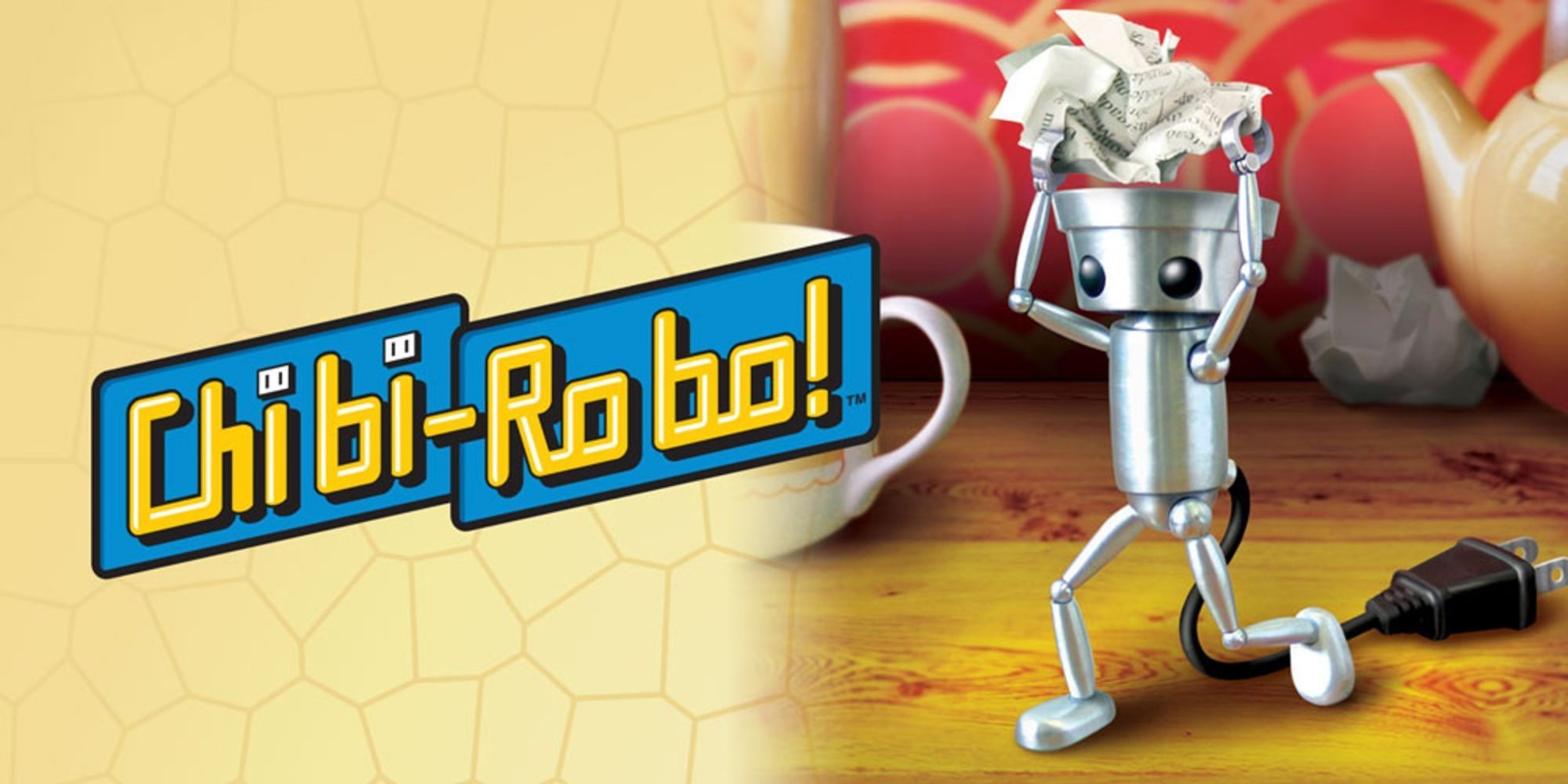 Official promotional art of the original Chibi-Robo! game.