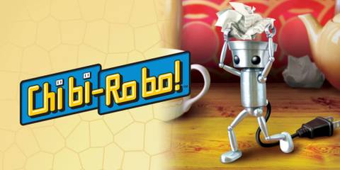 Official promotional art of the original Chibi-Robo! game.