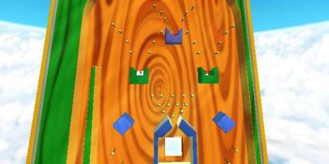 Official render of the Pachinko course in Super Mario Sunshine.