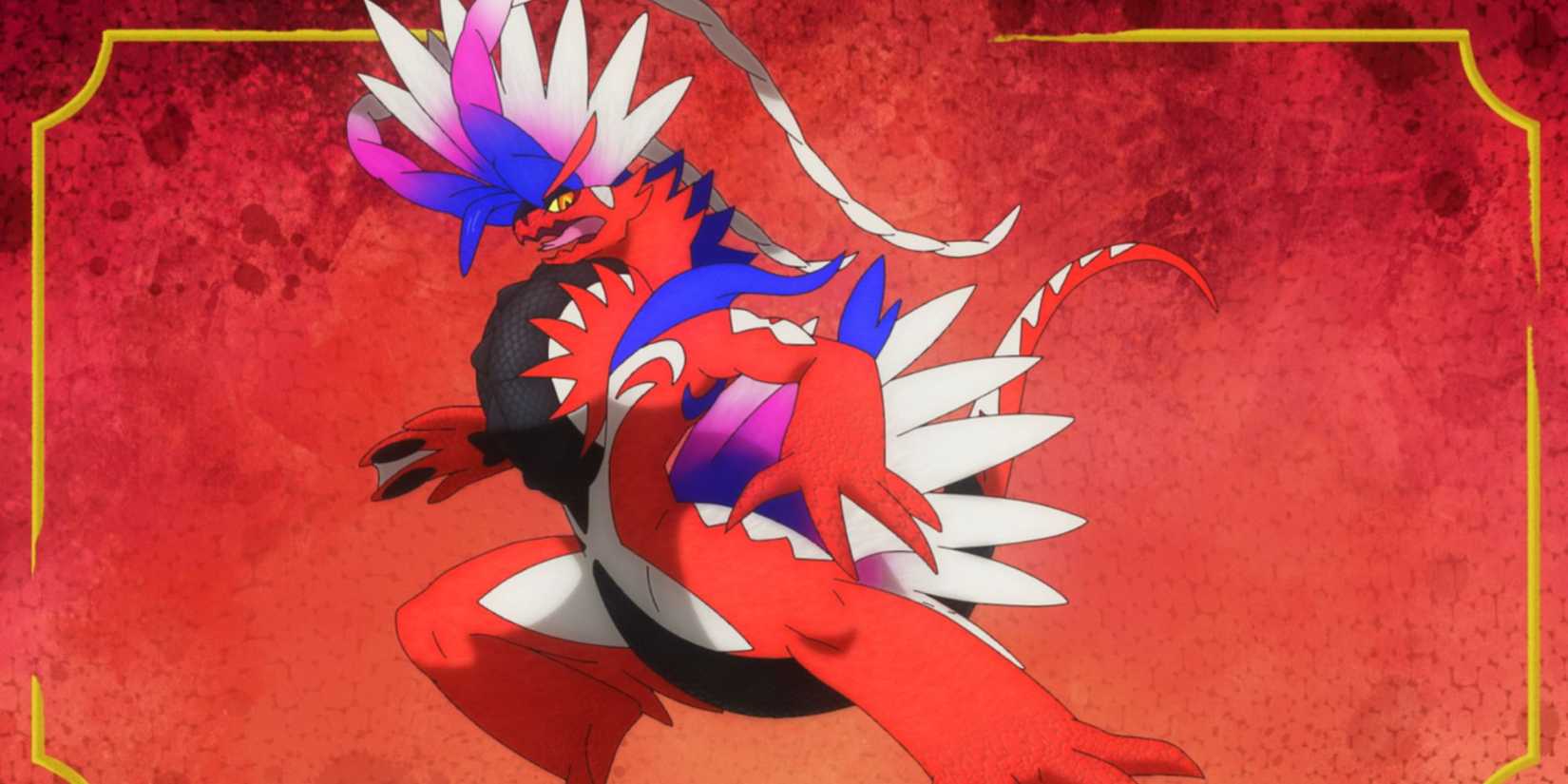 Official screenshot of Koraidon in the Pokemon Horizons anime.