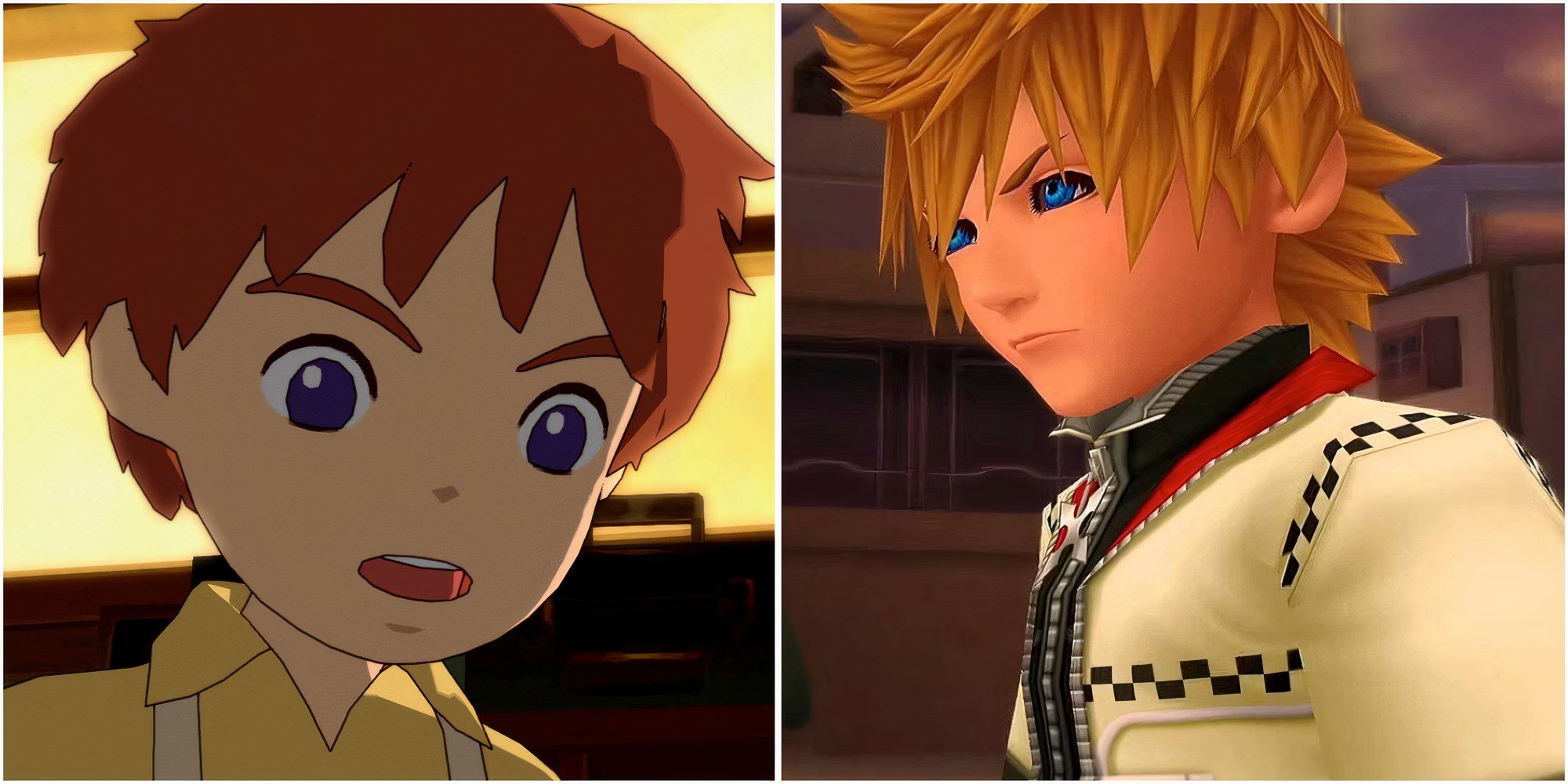 Oliver in Ni no Kuni Wrath Of The White Witch and Roxas in Kingdom Hearts 2