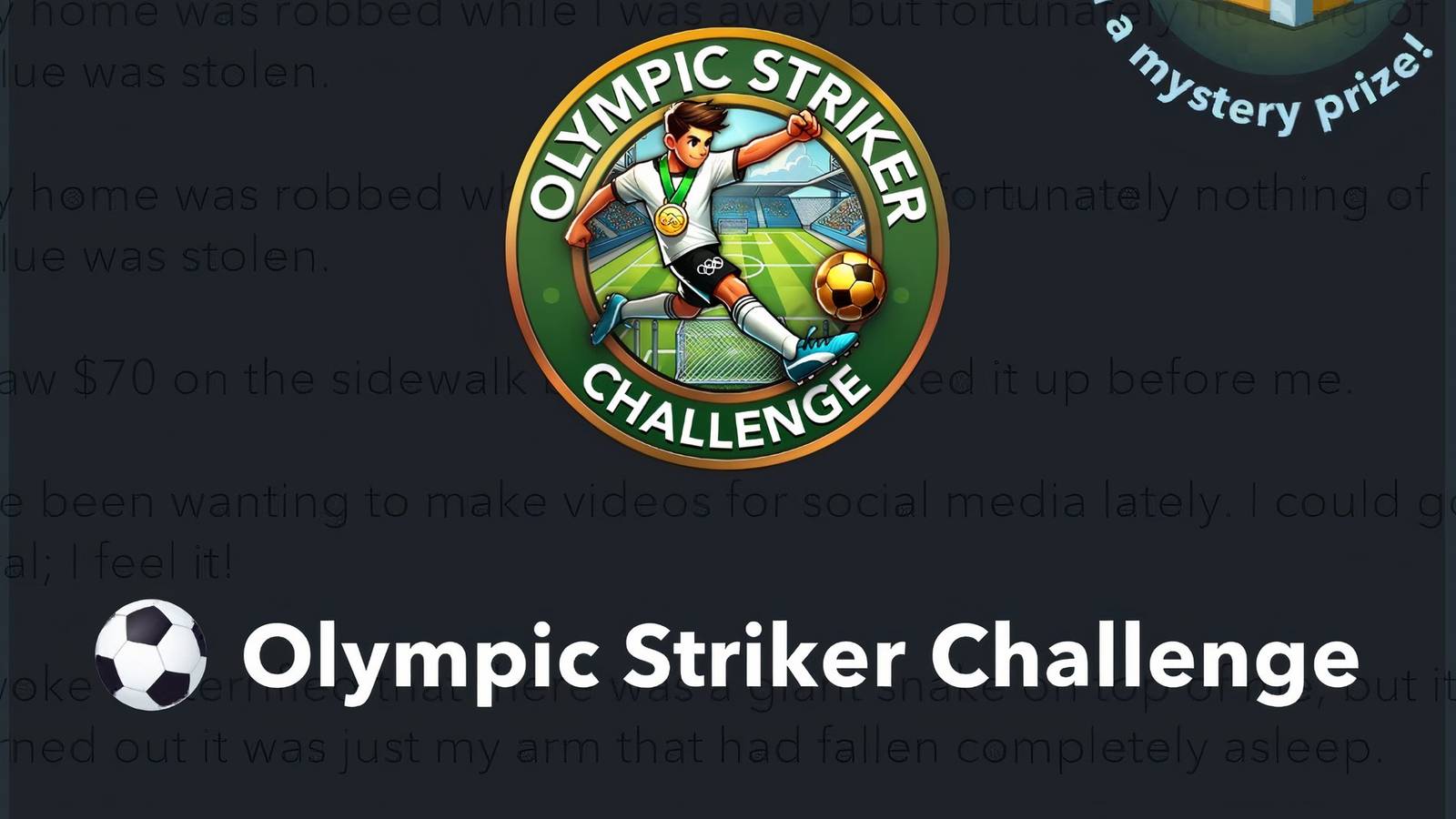 olympic striker challenge bitlife