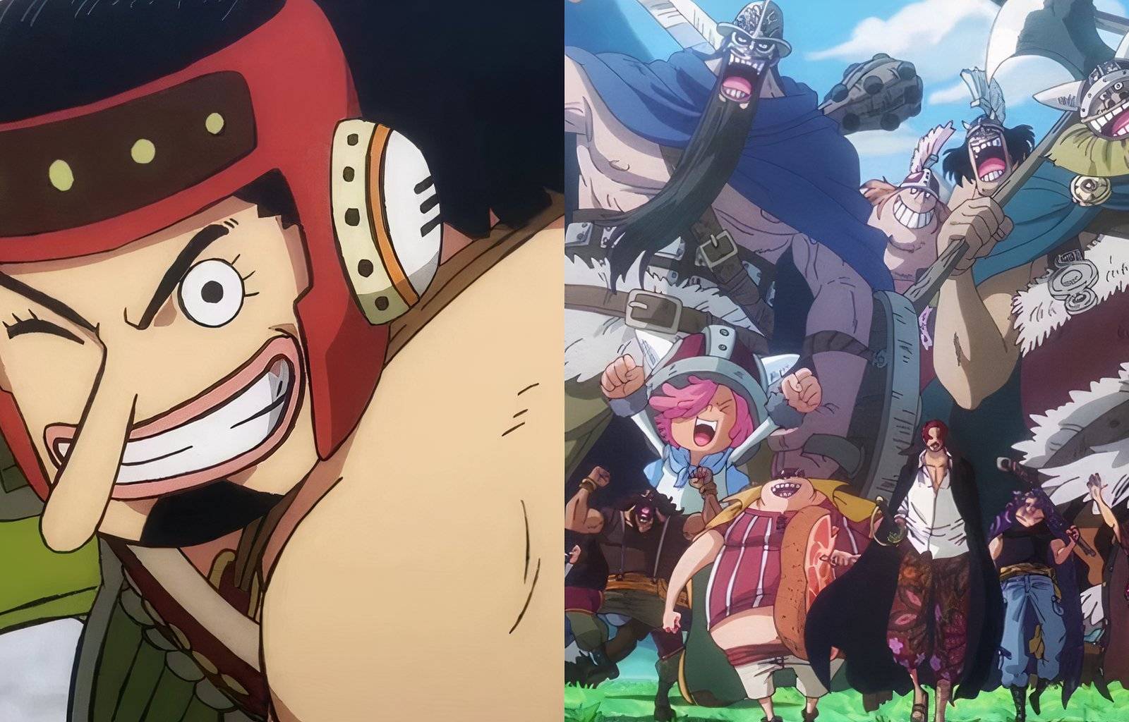 Dessin artistique de la mort d’Usopp dans One Piece, image size:1600x1024