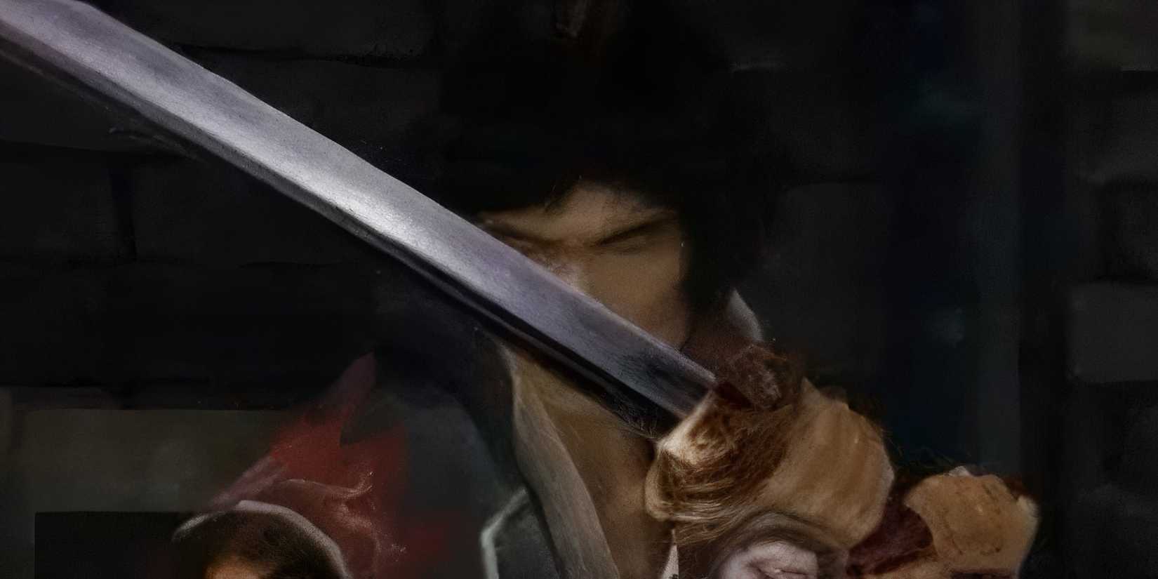 jubei holding a sword in onimusha 2