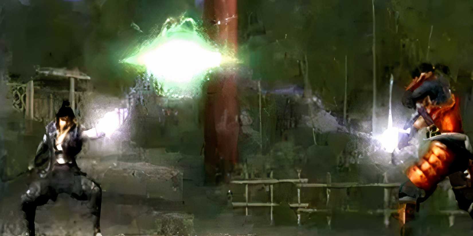 a battle between samanosuke and jubei