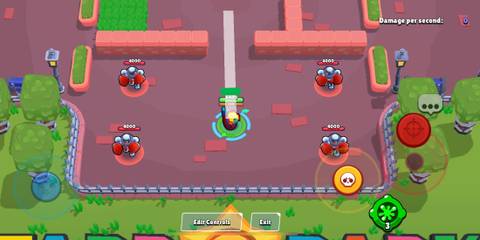 Otis aiming his attack in Brawl Stars