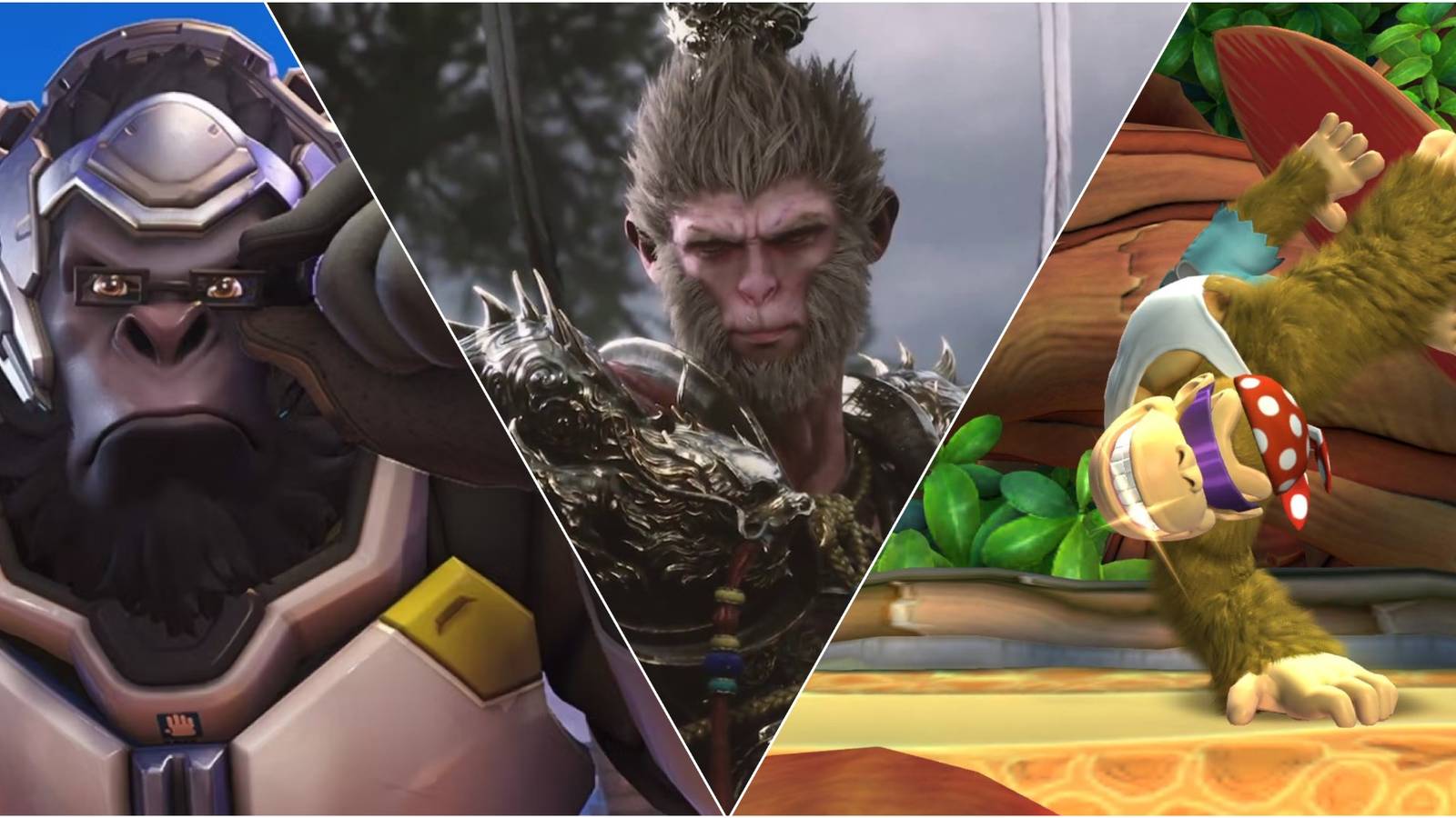 Overwatch 2, Wukong and Donkey Kong cover