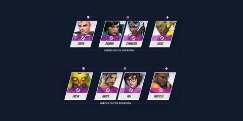 Overwatch Competitive Heroes out of Rotation