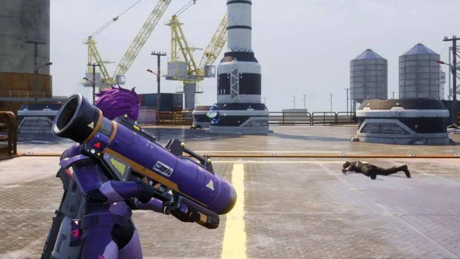 Palworld Oil rig with enemy