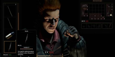 An example of trade dialogue with an NPC in Pathologic 2