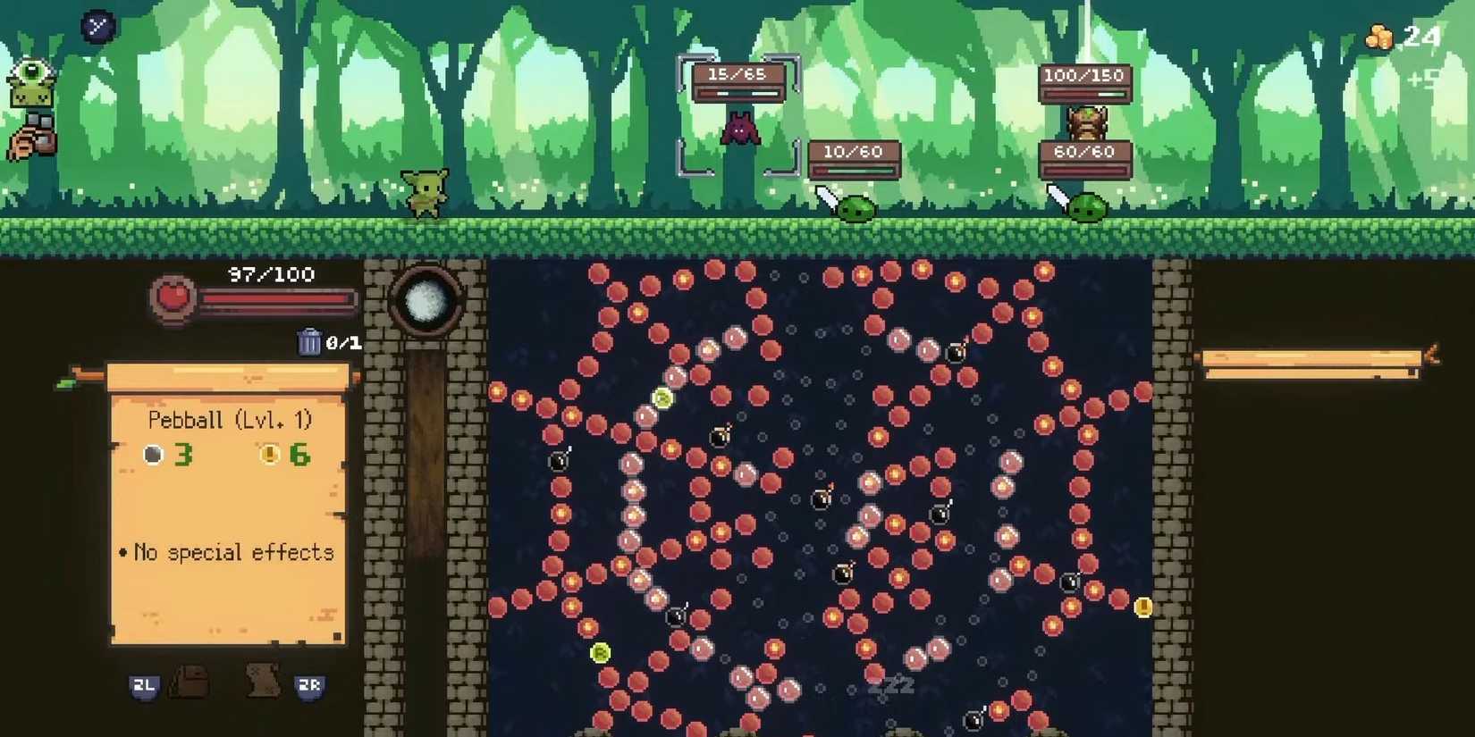 peglin in game battle