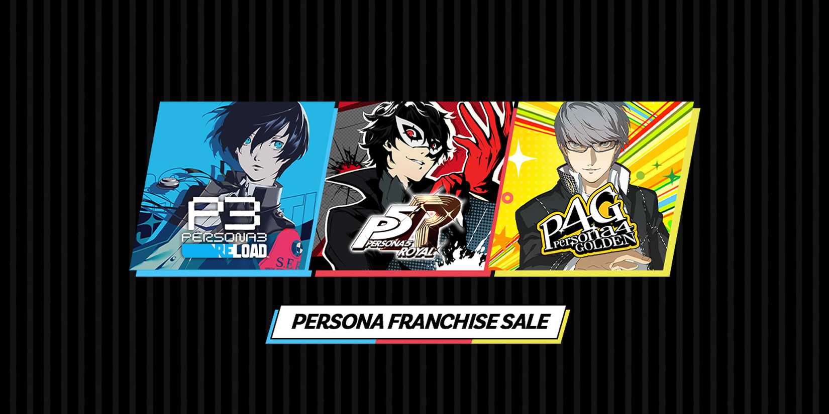 Persona Franchise Sale Steam header recreated composite
