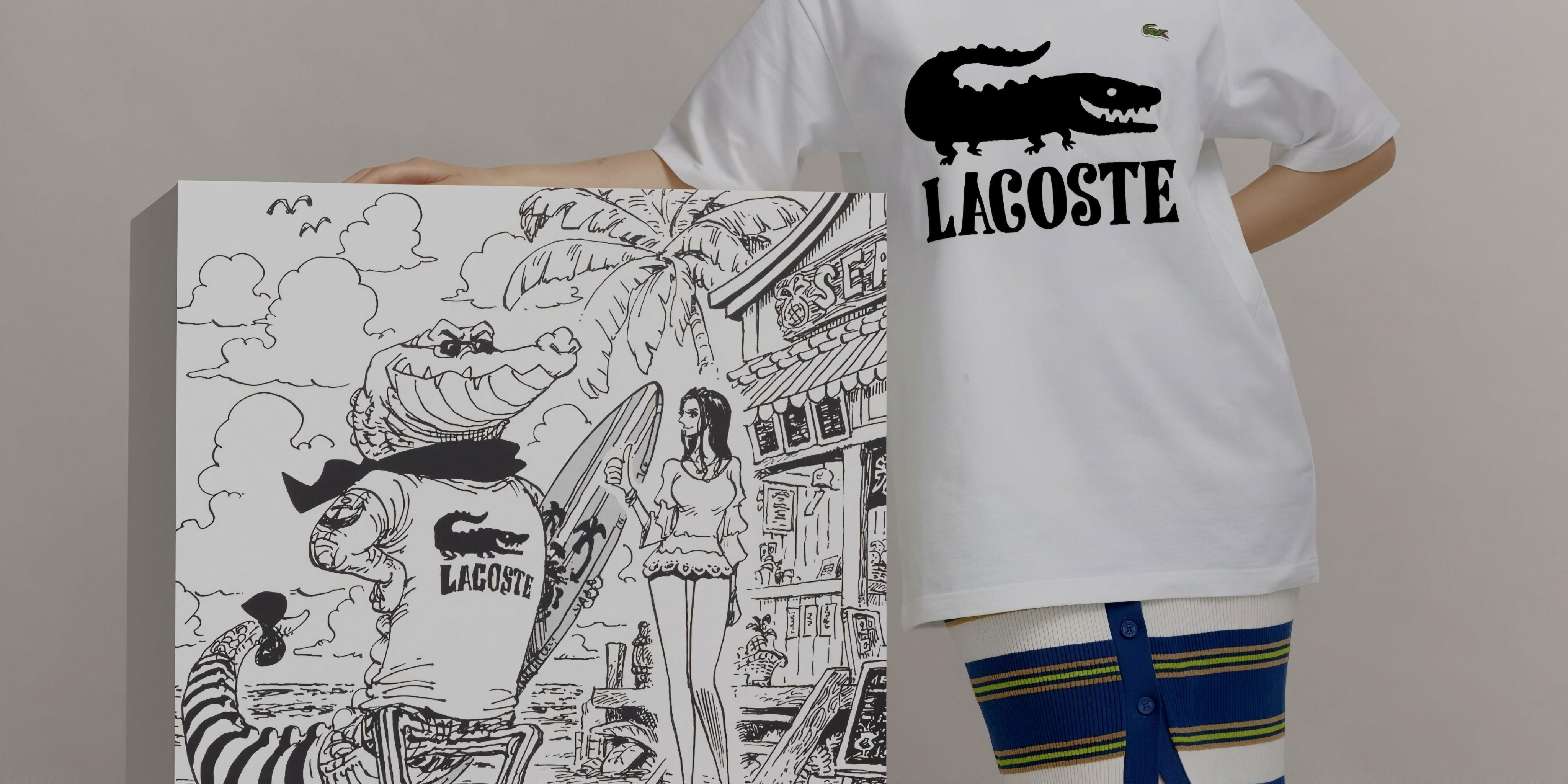 Официально объявлено о сотрудничестве One Piece и Lacoste