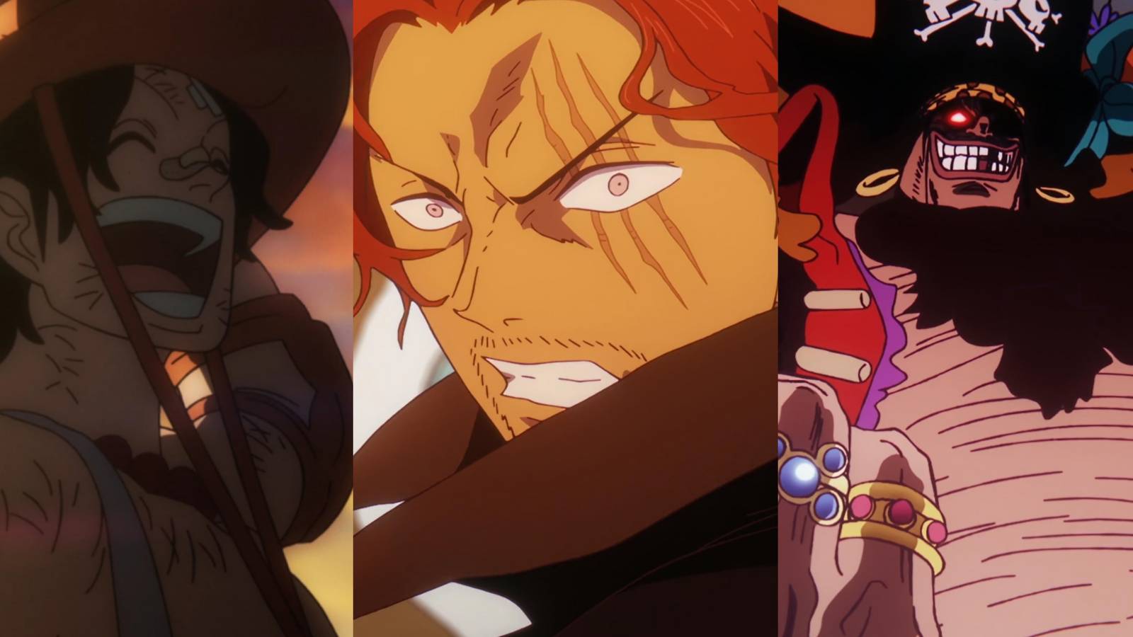 Featured One Piece: Characters Who Have Defeated A Shichibukai Shanks Blackbeard Ace