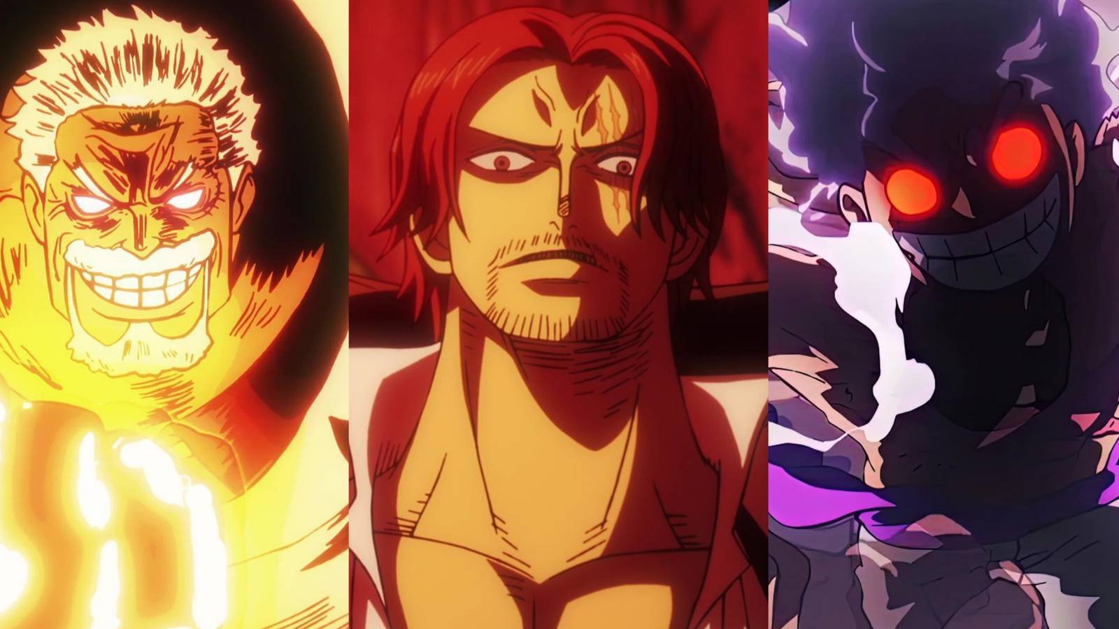 Featured One Piece: Best Haki Feats In One Piece, Ranked Shanks Garp Luffy