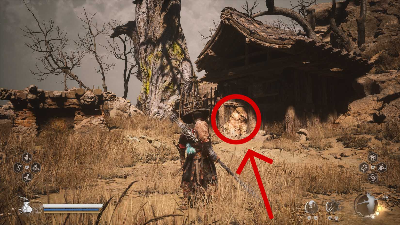 Black Myth: Wukong where to find Ashen Slumber Transformation