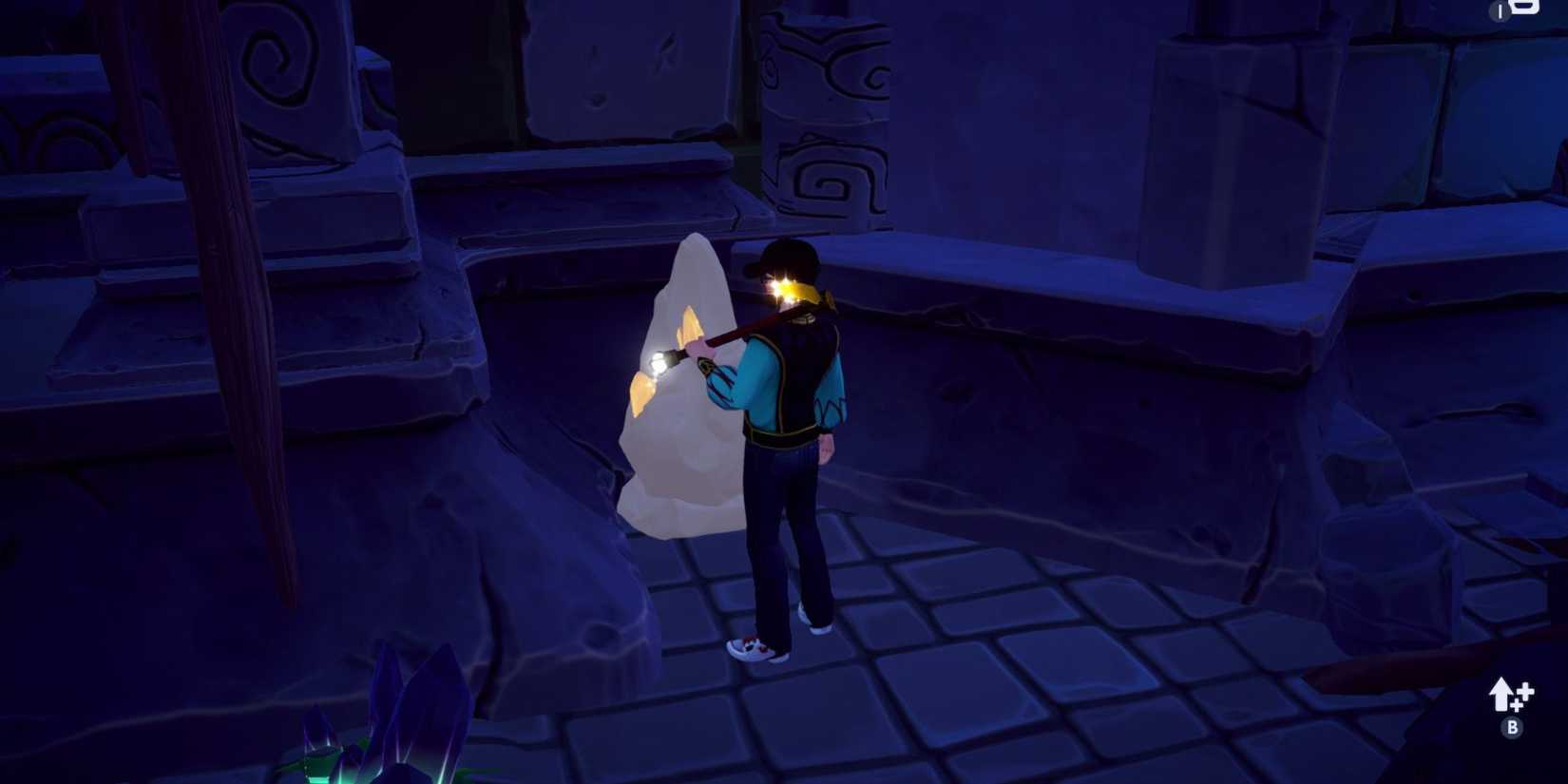 player holding pickaxe ddv