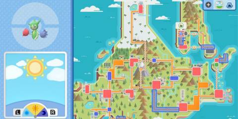 pokemon brilliant diamond and shining pearl roselia location