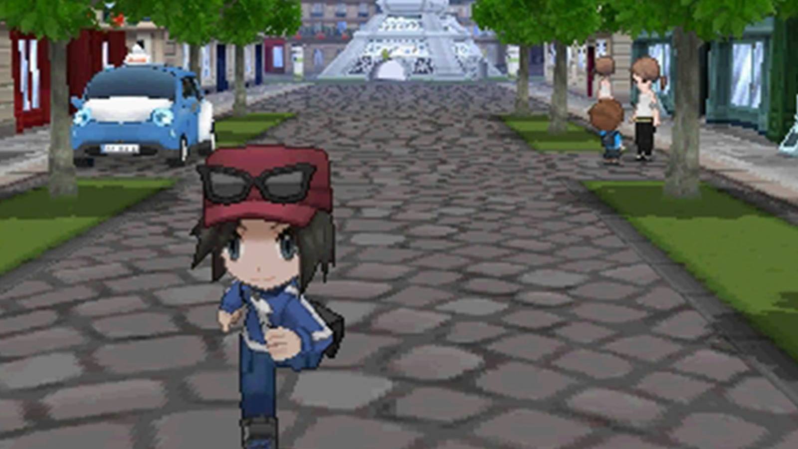 player running in Pokemon Y