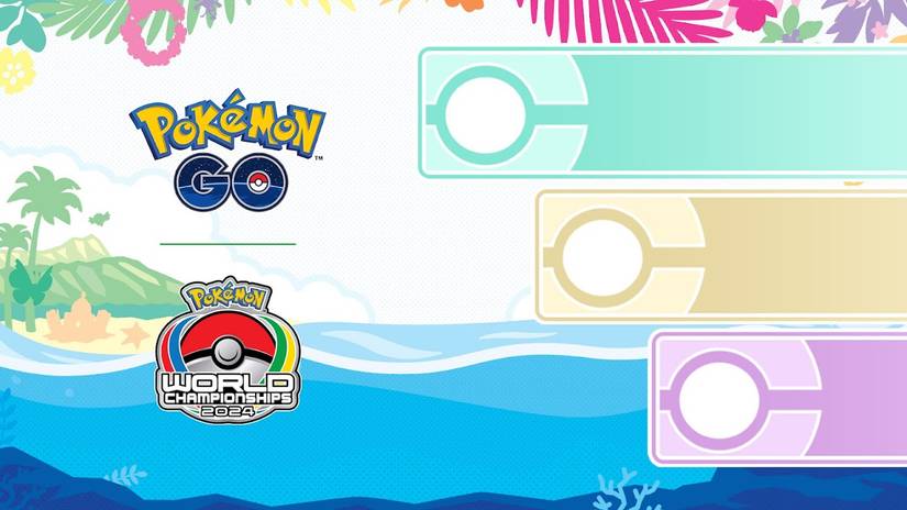 A Hawaii-themed graphic for the Pokemon GO World Championships 2024 event